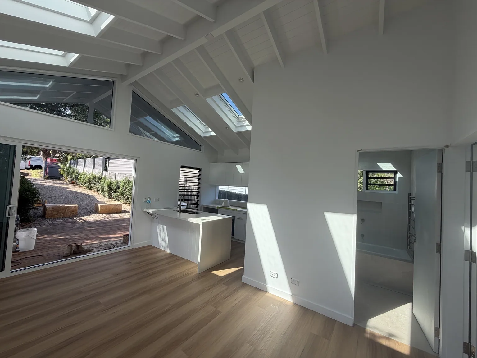 Completed light-filled interior